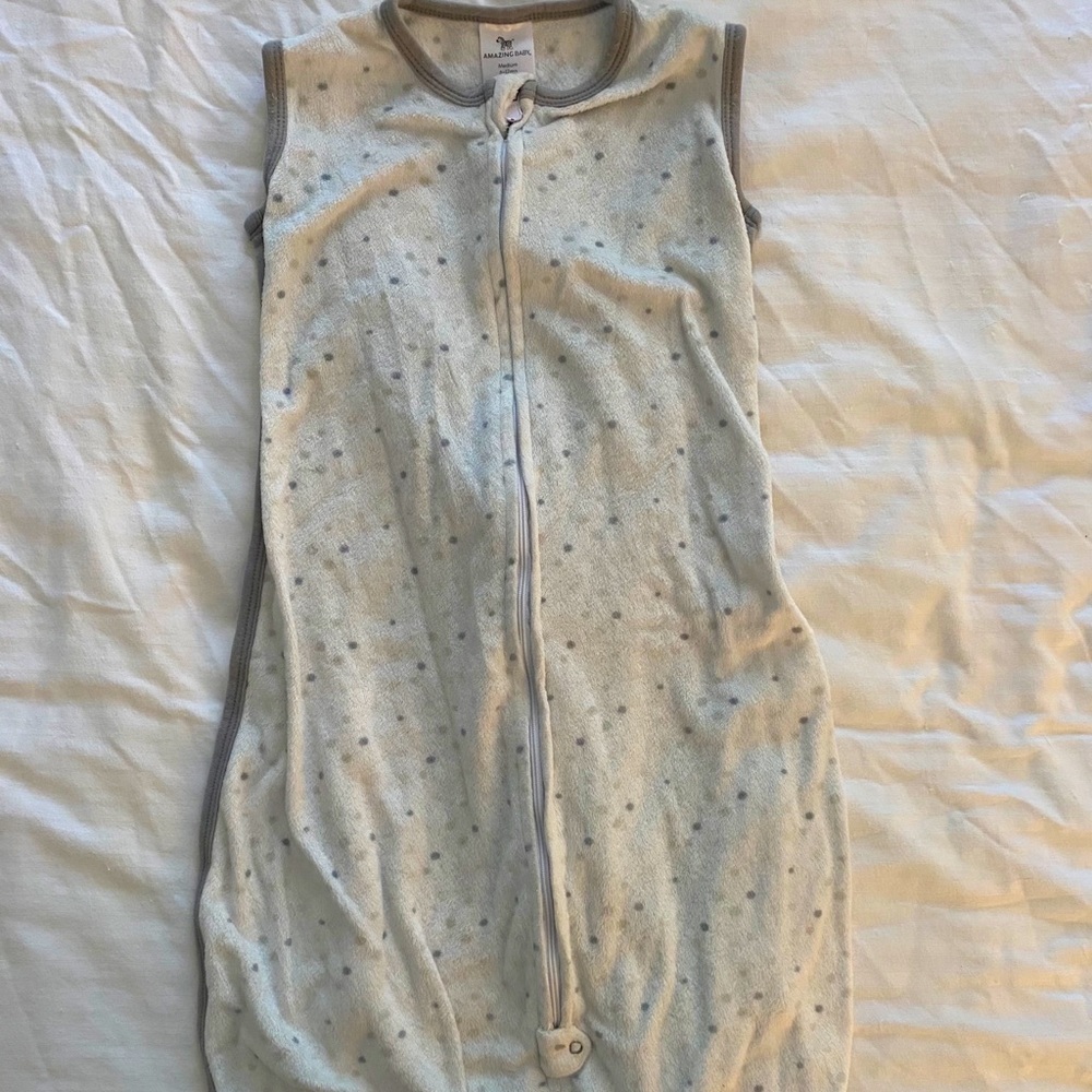 Amazing Baby fleece sleep sack - 12M